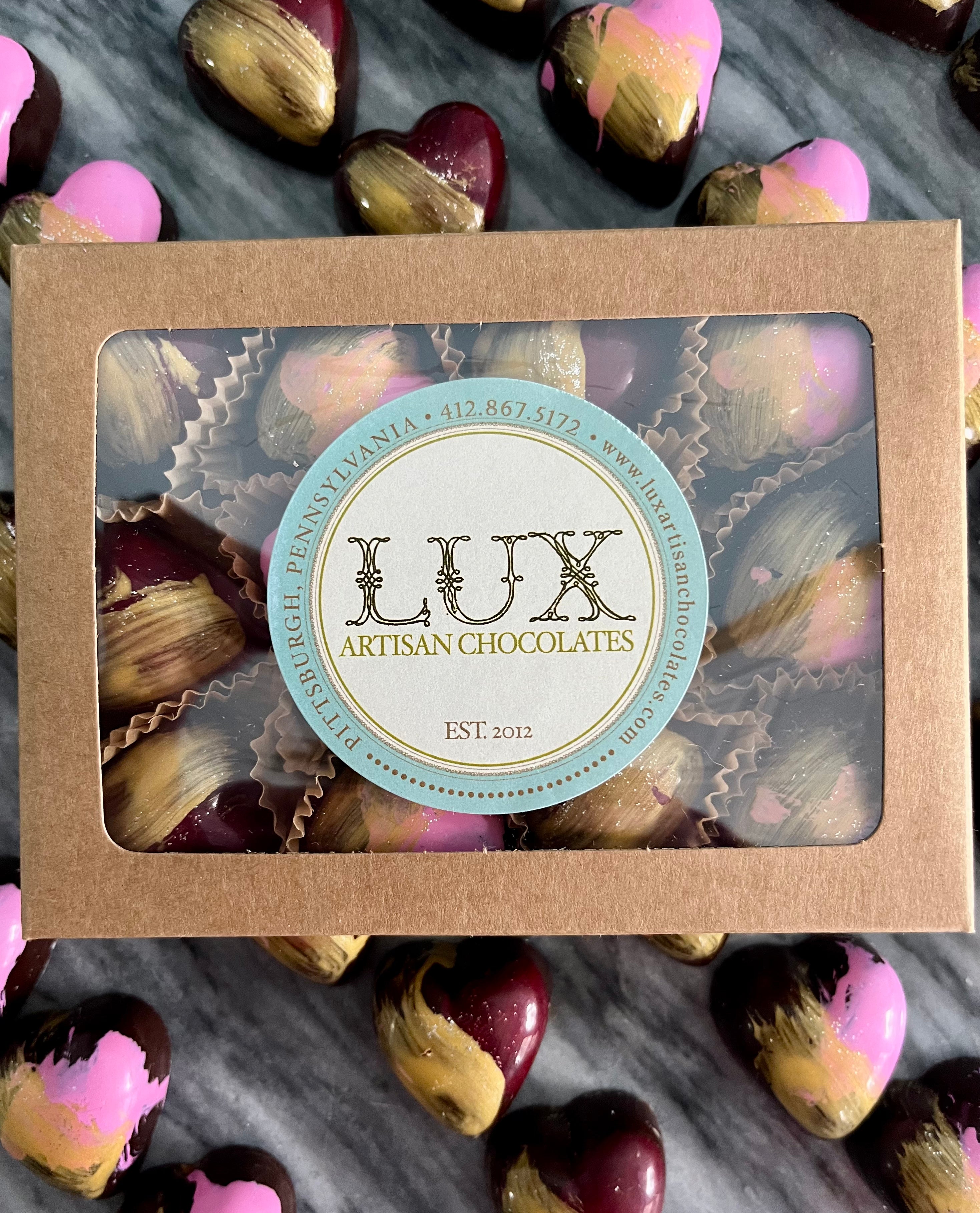 Peanut Butter Sea Salt Hearts