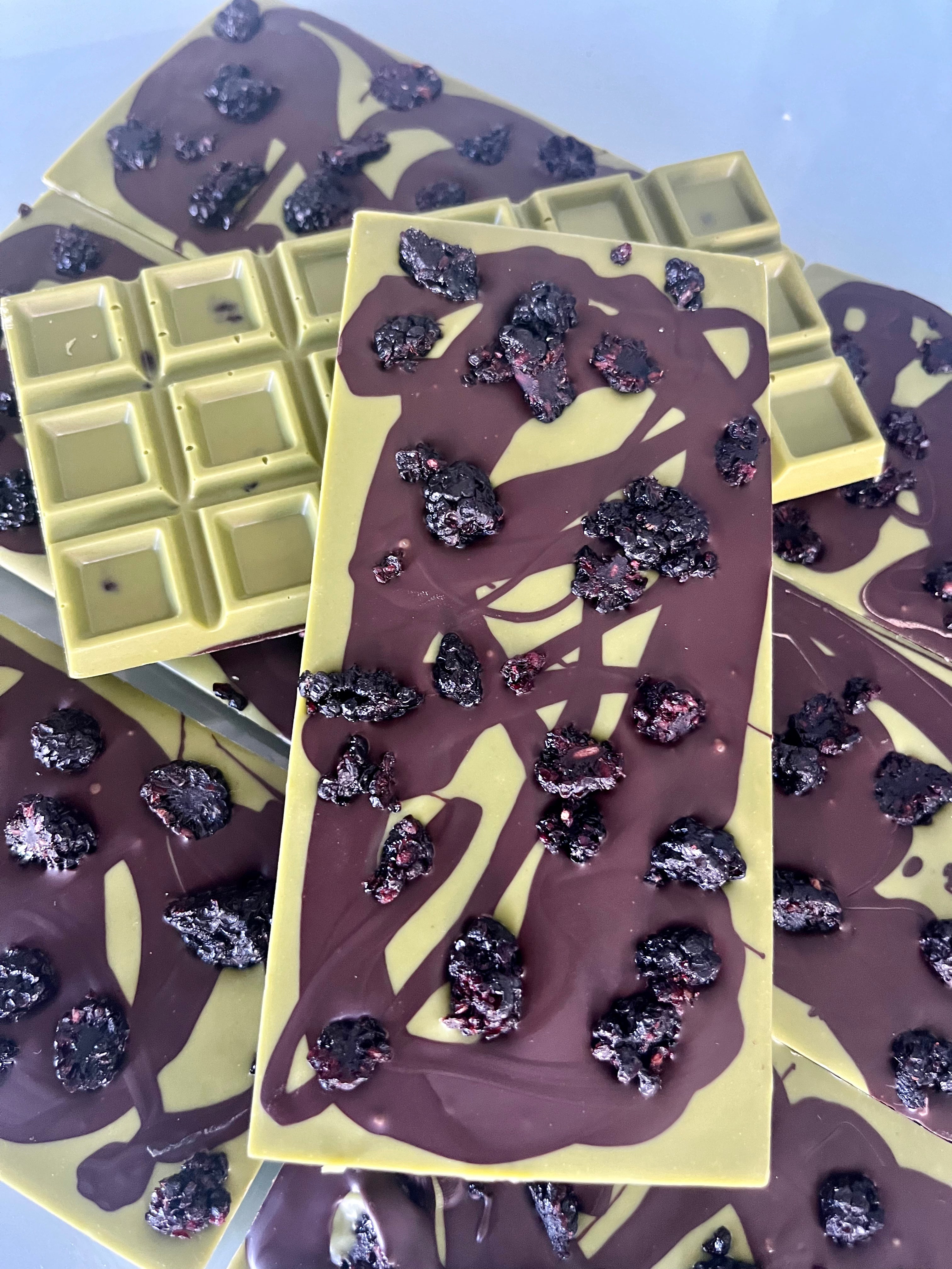 Blackberry Matcha Bar