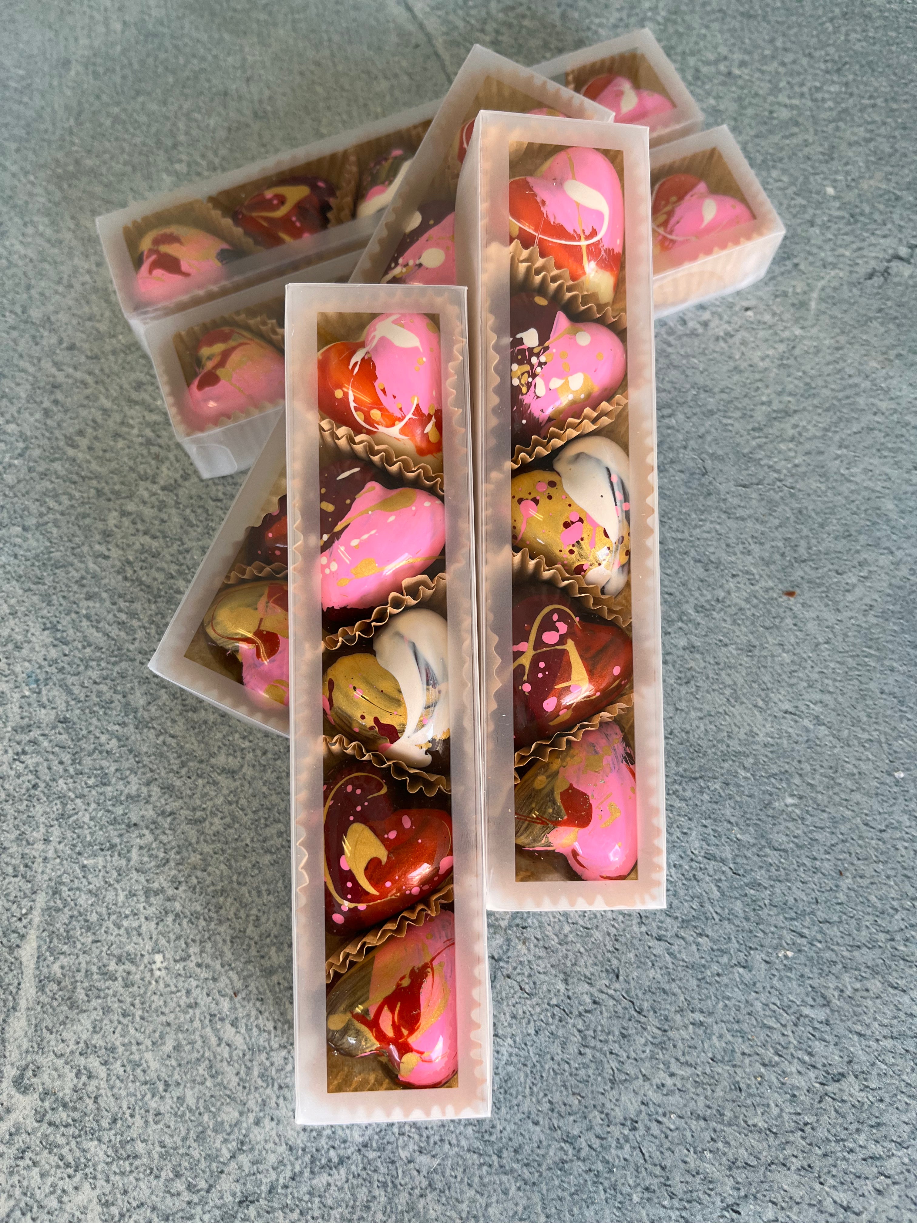 5 Piece Heart-Shaped Bonbons