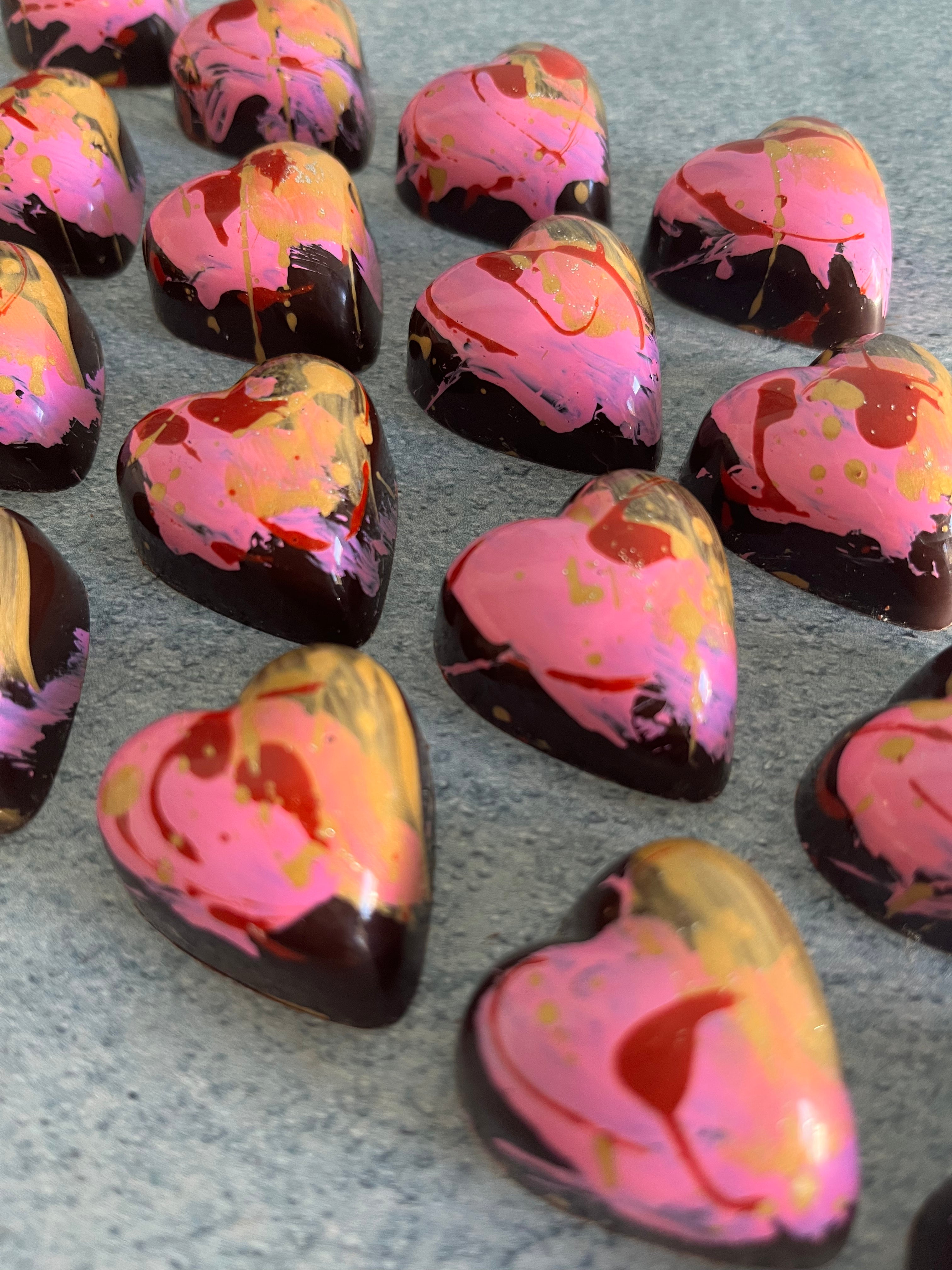 5 Piece Heart-Shaped Bonbons