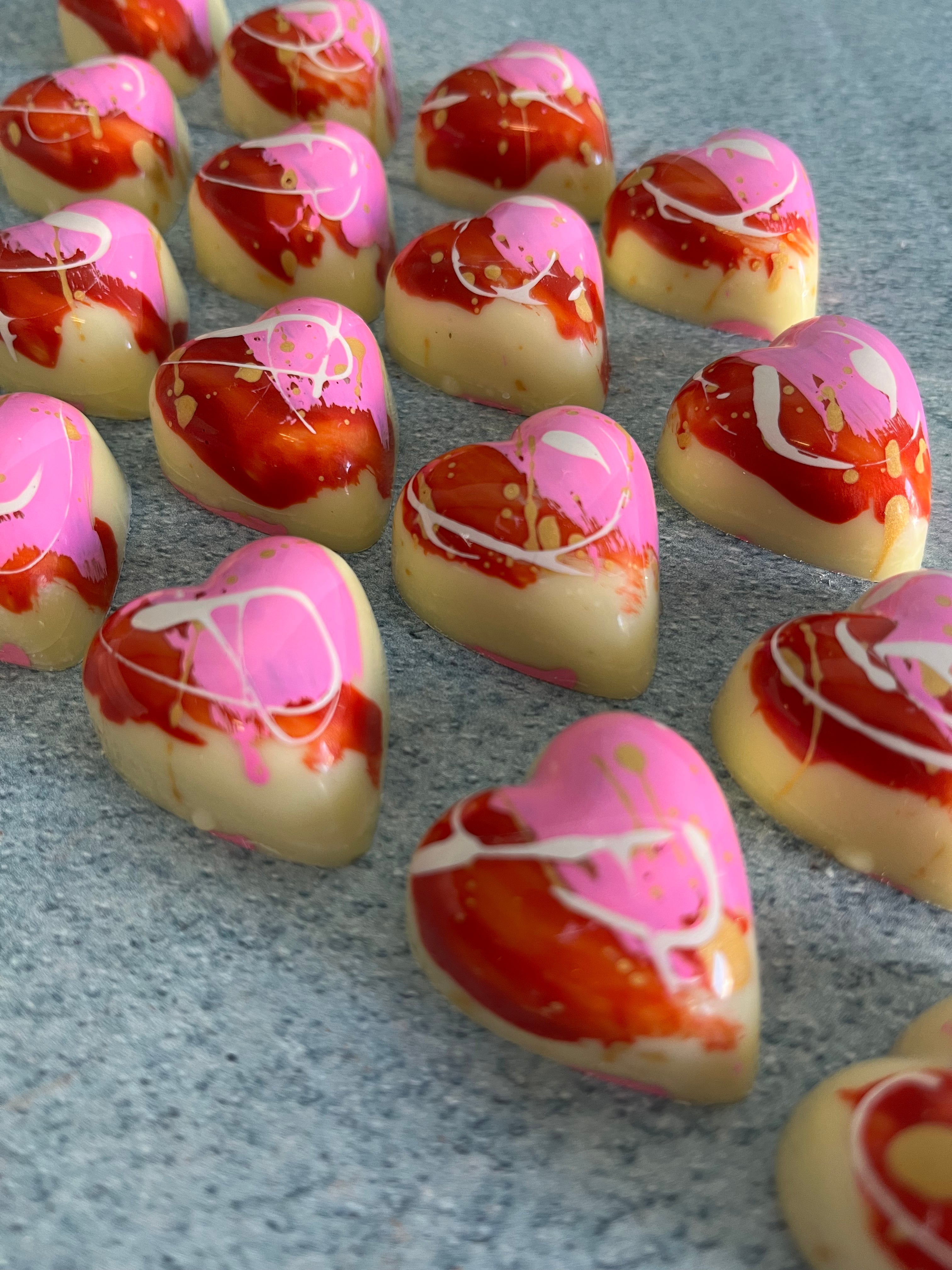 5 Piece Heart-Shaped Bonbons