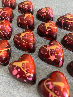 5 Piece Heart-Shaped Bonbons