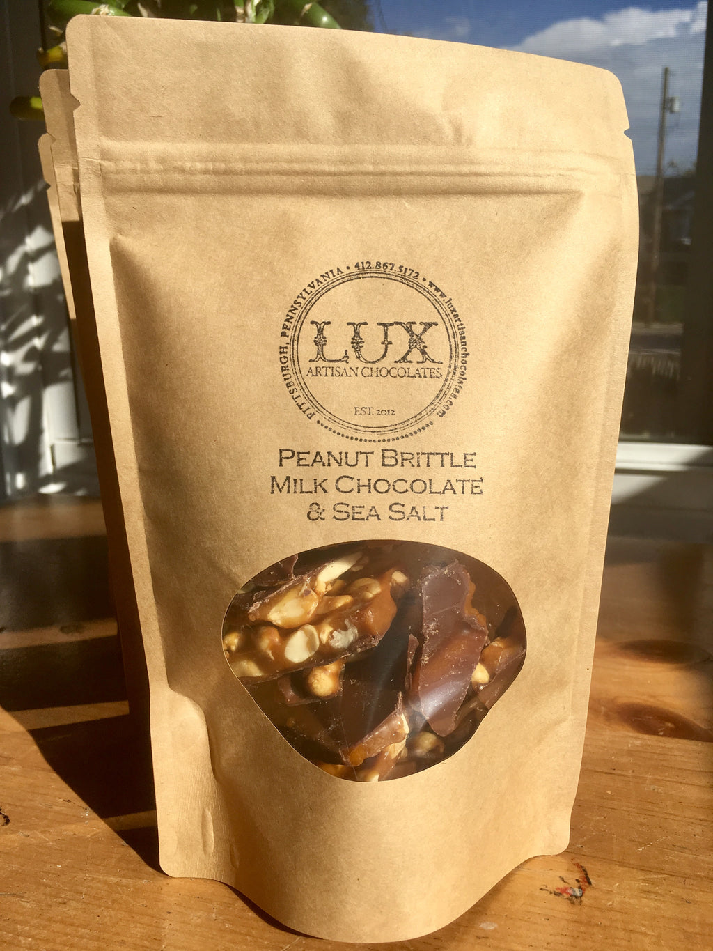 Peanut Brittle - Half Pound Bag (Milk Chocolate)